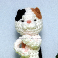 Amigurumi Calico Cat “RoshinoT”  三毛猫あみぐるみの「ロシーノT」